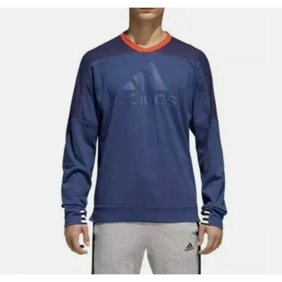 Adidas Men's SID BOS Crewneck Pullover SweatShirt Athletic Size XL m41 - Picture 1 of 12